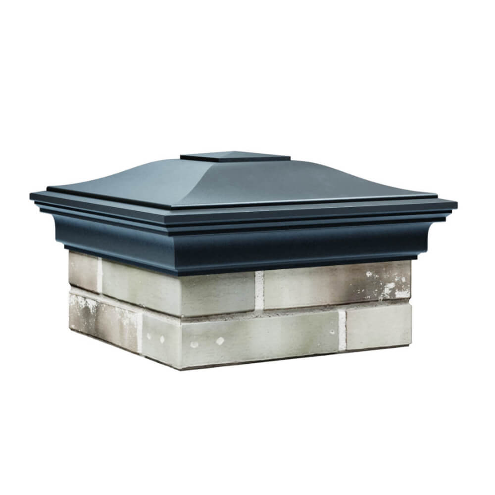 Колпак Zking Монблан Серый на столб 1.5х1.5 еврокирпича 0.7НФ (355х355мм) в Кириши фото