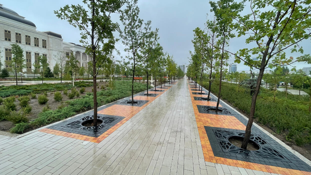 Приствольная решетка для дерева ZKING CRUST 1.2х1.2м Черная в Кириши фото