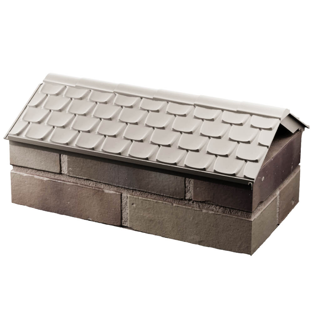 Парапет Zking Эльбрус Бежевый с посадкой на 1 кирпич (255мм) в Кириши фото