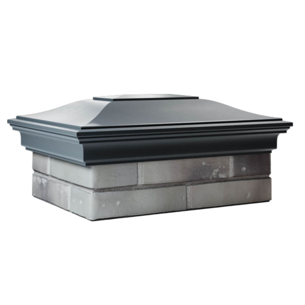 Колпак Zking Монблан Серый на столб 2х1.5 кирпича (515х385мм) в Кириши фото