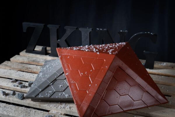 Колпак Zking Эверест Красный на столб 1.5х1.5 кирпича (390х390мм) в Кириши фото