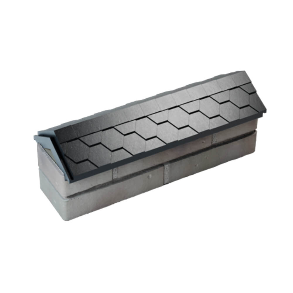 Парапет Zking Эверест Черный с посадкой на 0.5 кирпича (130мм) в Кириши фото