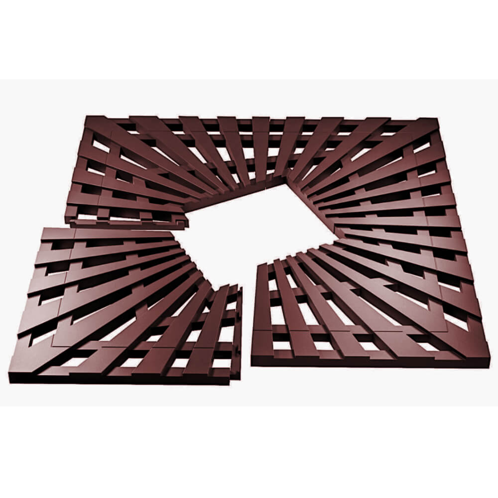 Приствольная решетка для дерева ZKING ATMOSPHERE 1.2х1.2м Коричневая в Кириши фото