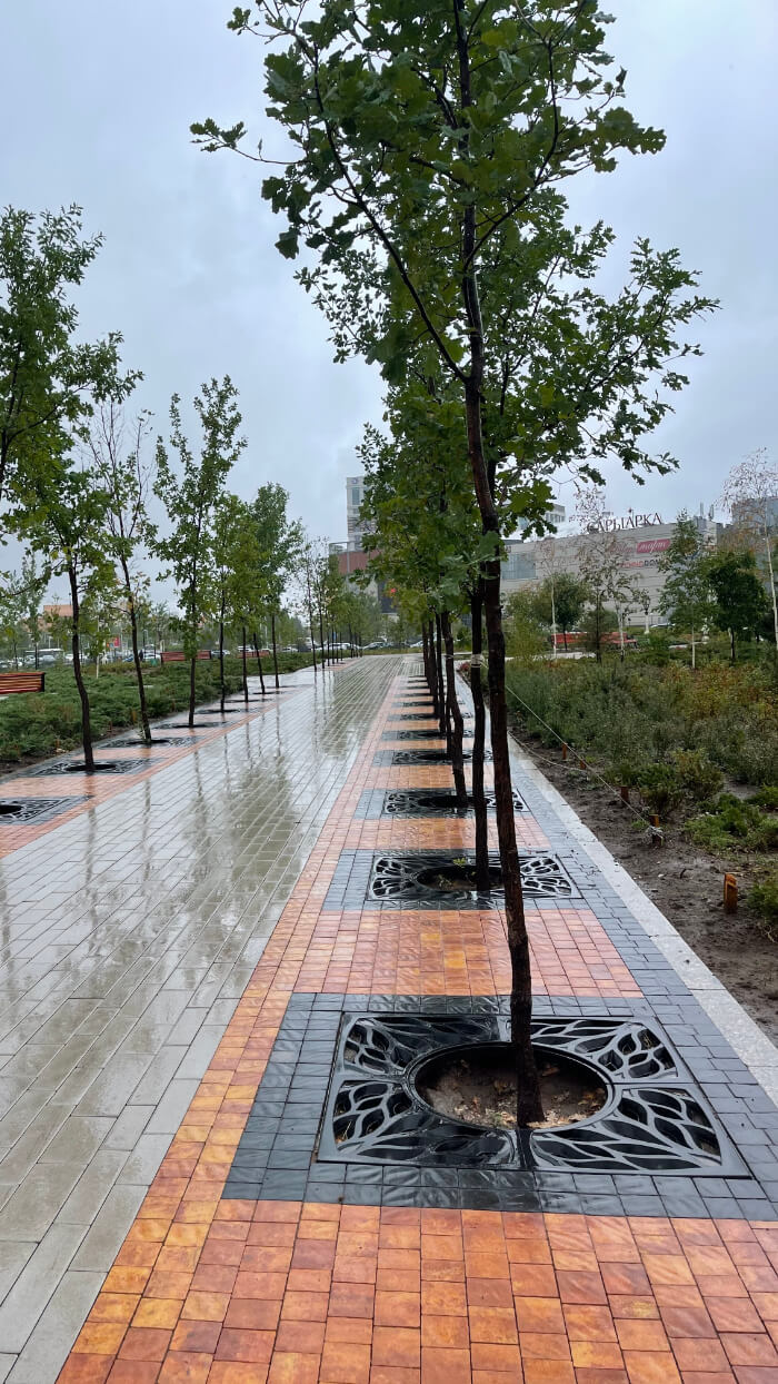 Приствольная решетка для дерева ZKING CRUST 1.2х1.2м Черная в Кириши фото