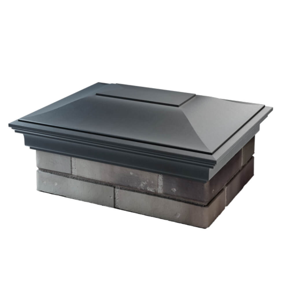 Колпак Zking Монблан Серый на столб 2х1.5 кирпича (515х385мм) в Кириши фото