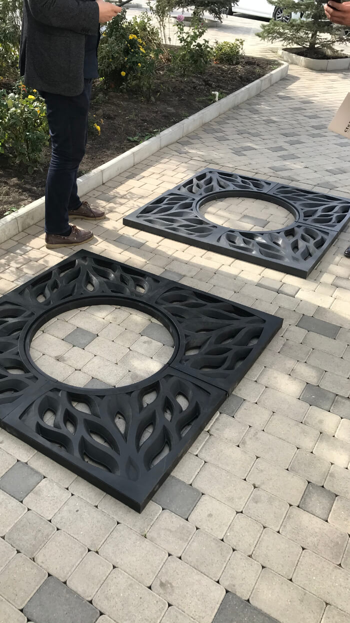 Приствольная решетка для дерева ZKING CRUST 1.2х1.2м Черная в Кириши фото