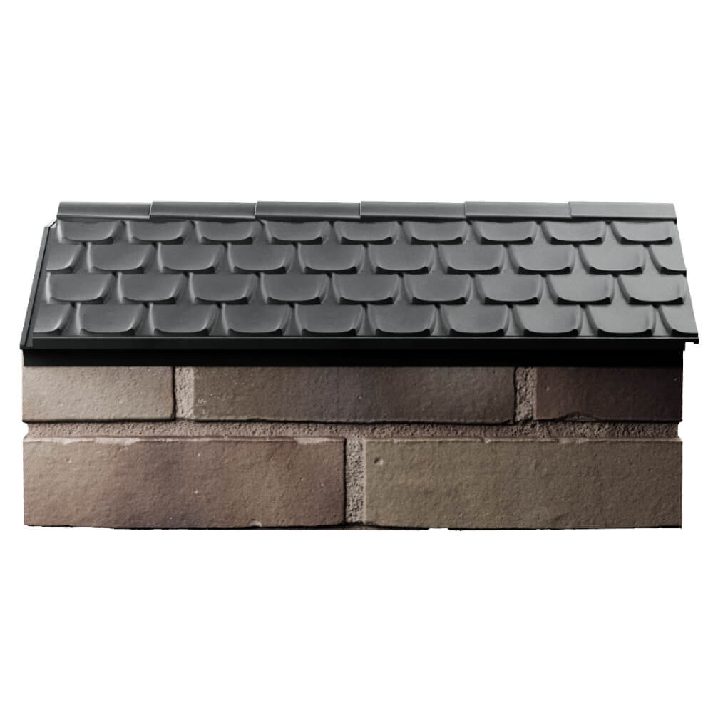 Парапет Zking Эльбрус Серый с посадкой на 1 кирпич (255мм) в Кириши фото