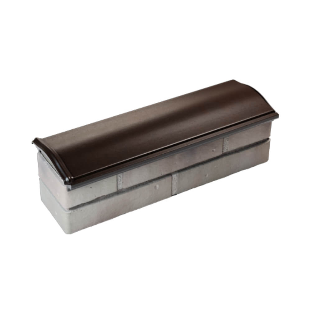 Парапет Zking Монблан Коричневый посадка на 0.5 кирпича (130мм) в Кириши фото