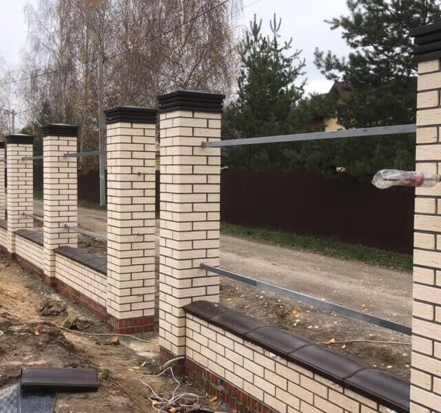 Колпак Zking Бона ХайТек Коричневый на столб 1.5х1.5 кирпича (385х385мм) в Кириши фото