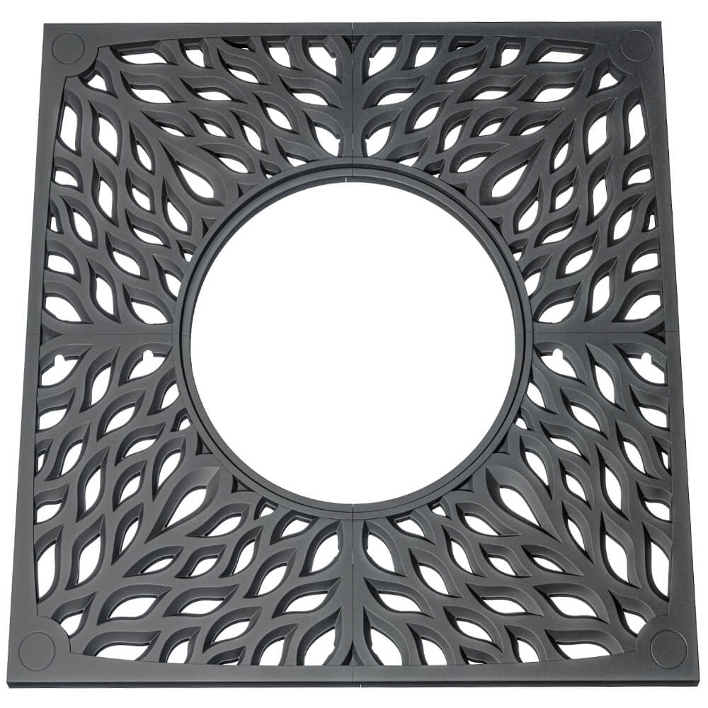 Приствольная решетка для дерева ZKING CRUST 2х2м Черная Кириши фото