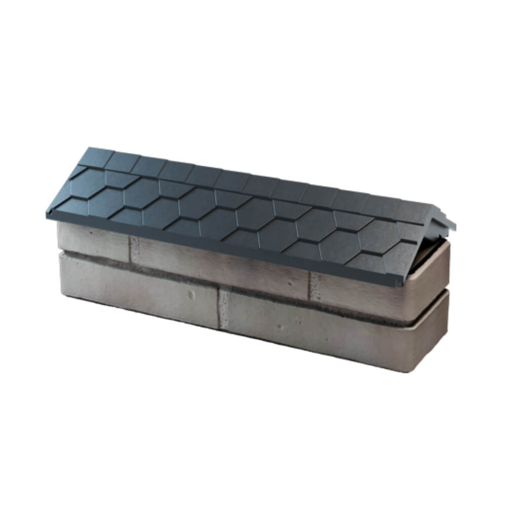 Парапет Zking Эверест Серый с посадкой на 0.5 кирпича (130мм) в Кириши фото