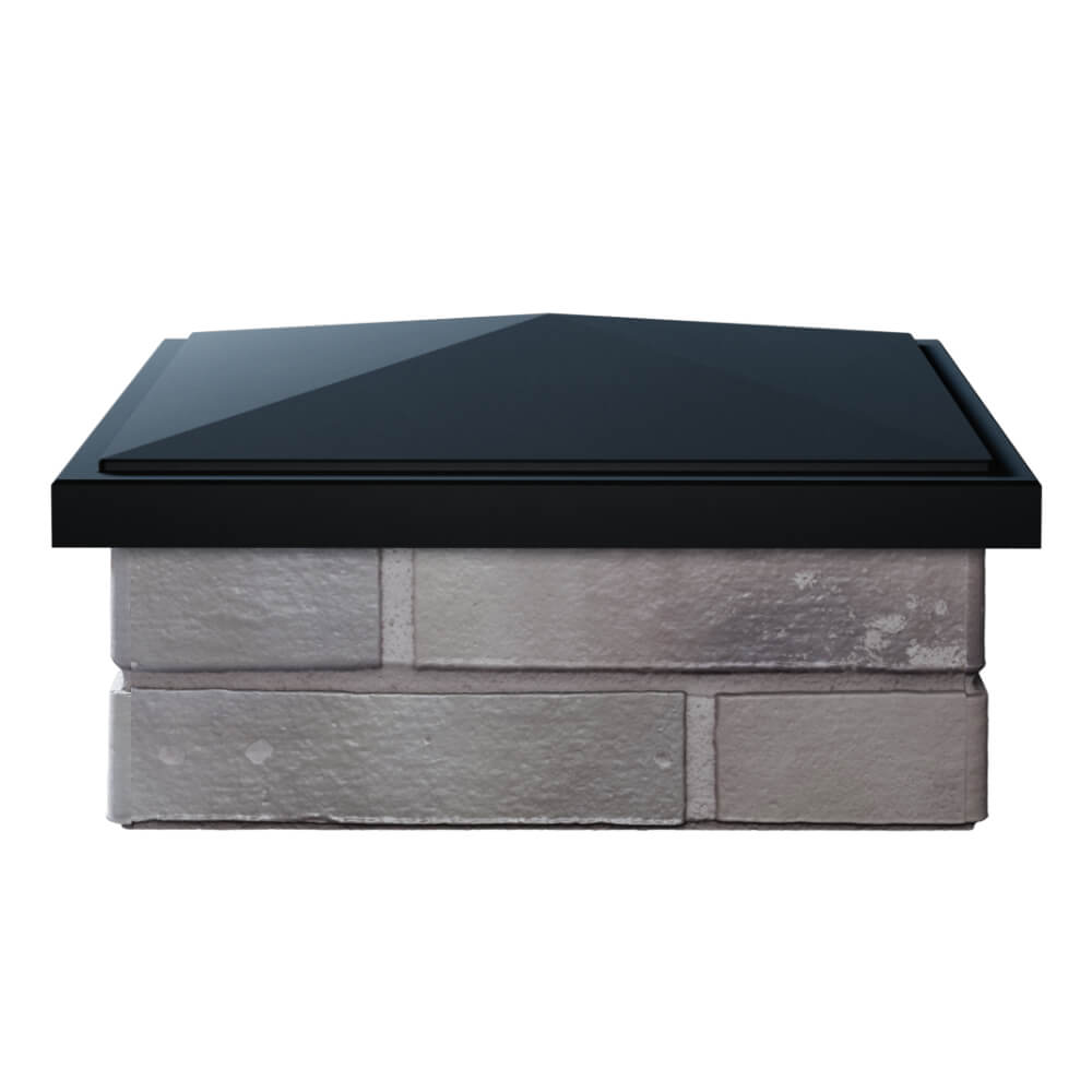 Колпак Zking БонаМоно Черный на столб 1.5х1.5 кирпича (385х385, 400х400мм) Кириши фото