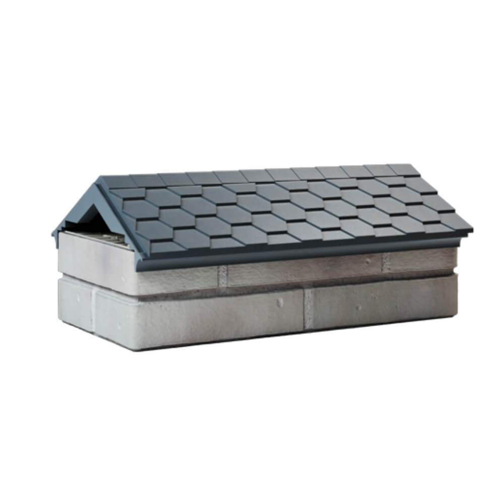 Парапет Zking Эверест Серый с посадкой на 1 кирпич (200/225/255мм) Кириши фото