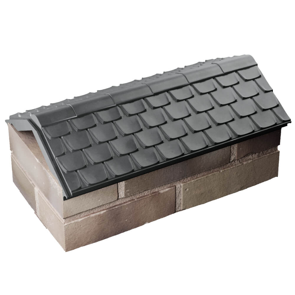 Парапет Zking Эльбрус Серый с посадкой на 1 кирпич (255мм) в Кириши фото