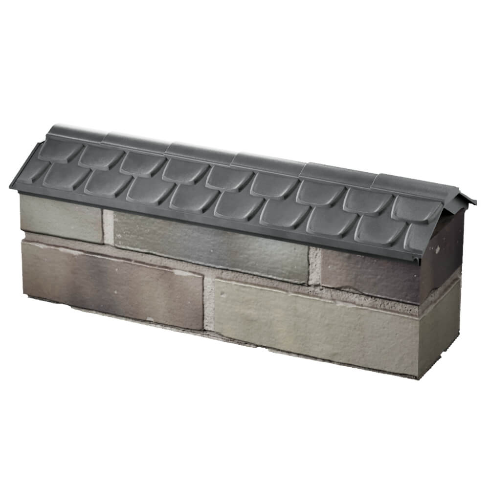 Парапет Zking Эльбрус Серый с посадкой на 0.5 кирпича (130мм) в Кириши фото