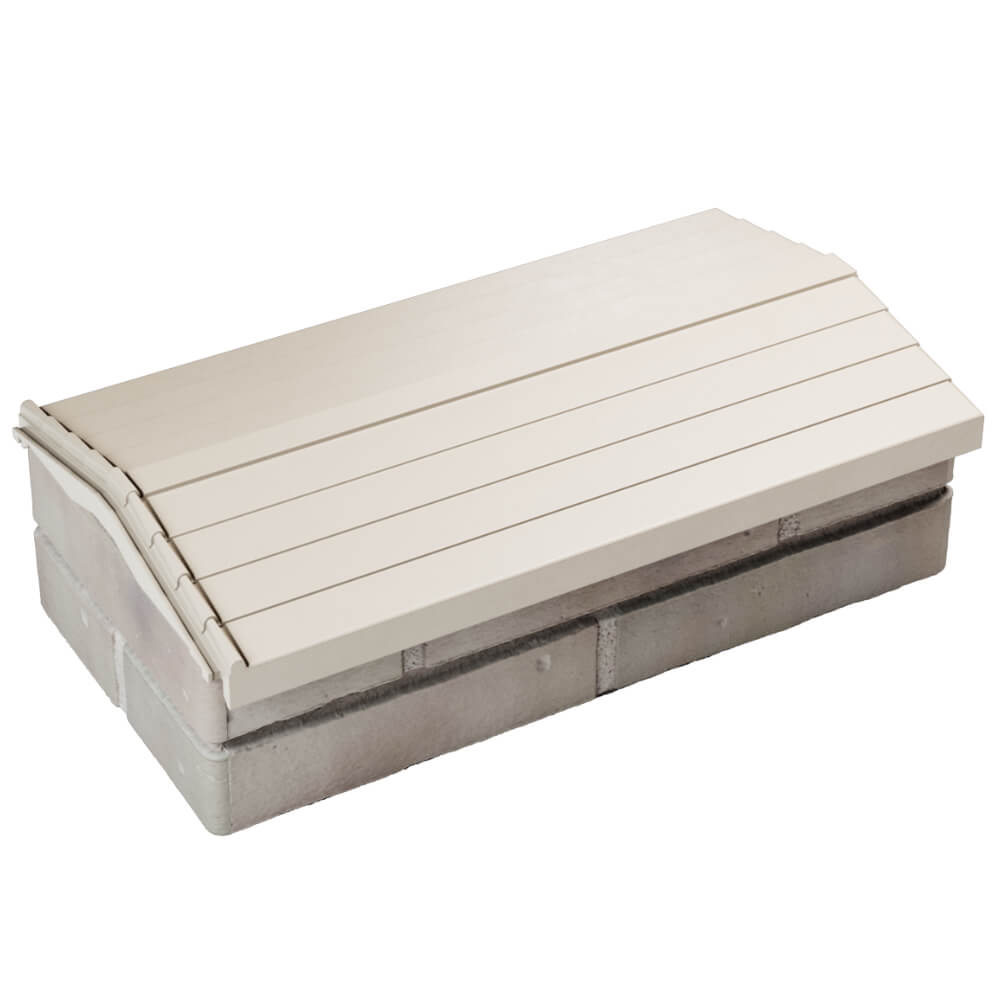 Парапет Zking Бона ХайТек Бежевый с посадкой на 1 кирпич (200/225/255мм) в Кириши фото