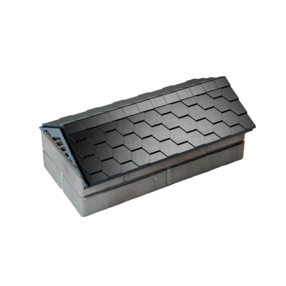 Парапет Zking Эверест Черный с посадкой на 1 кирпич (200/225/255мм) в Кириши фото