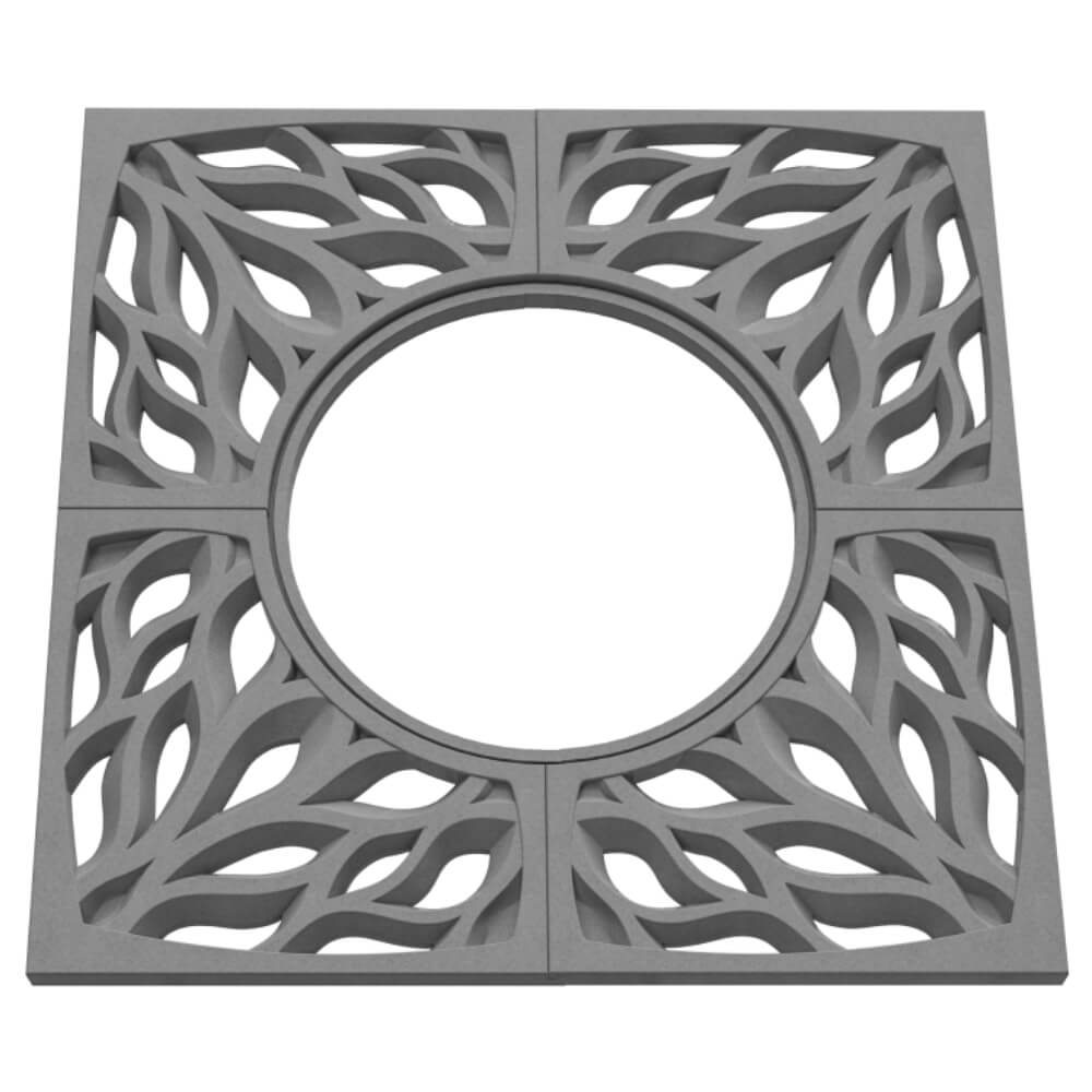 Приствольная решетка для дерева ZKING CRUST 1.2х1.2м Серая в Кириши фото