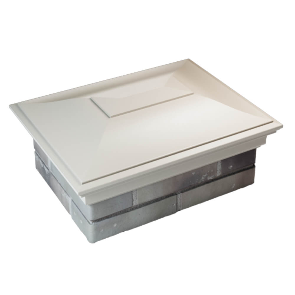 Колпак Zking Монблан Бежевый на столб 2х1.5 кирпича (515х385мм) Кириши фото