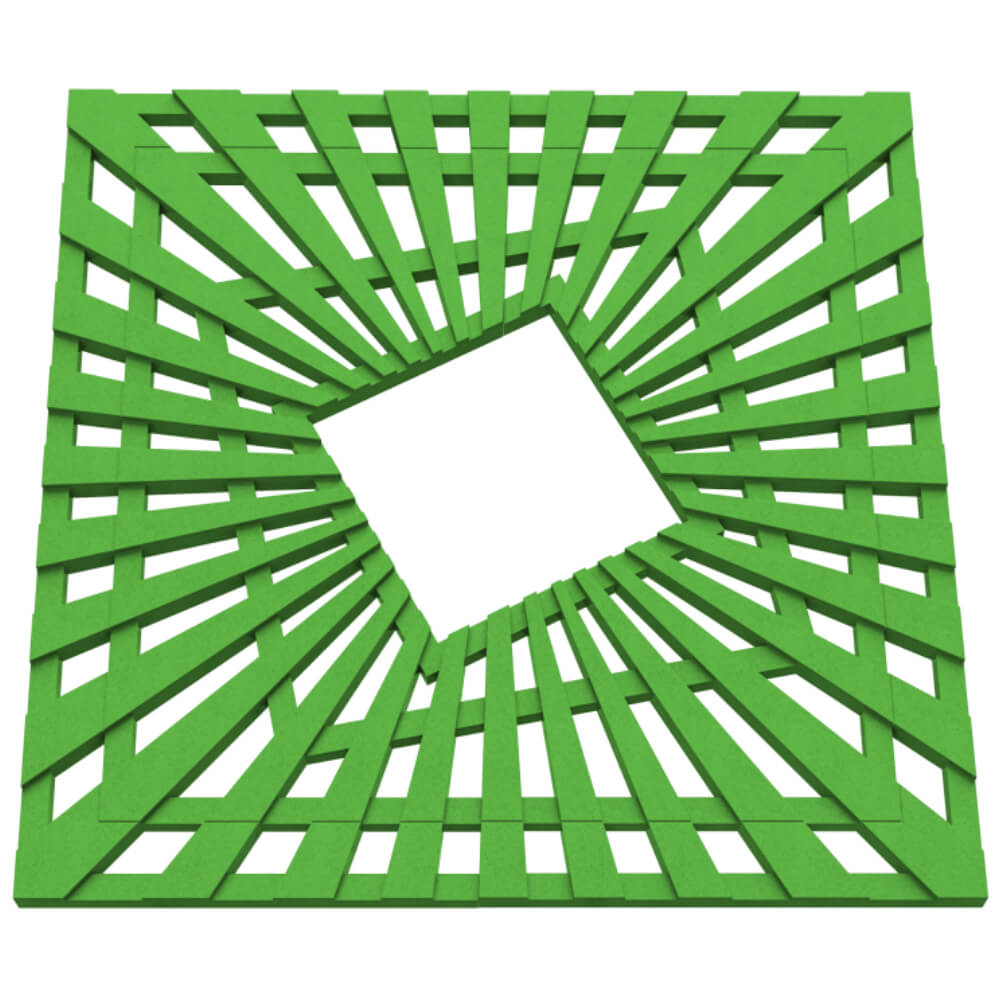 Приствольная решетка для дерева ZKING ATMOSPHERE 1.2х1.2м Зеленая в Кириши фото