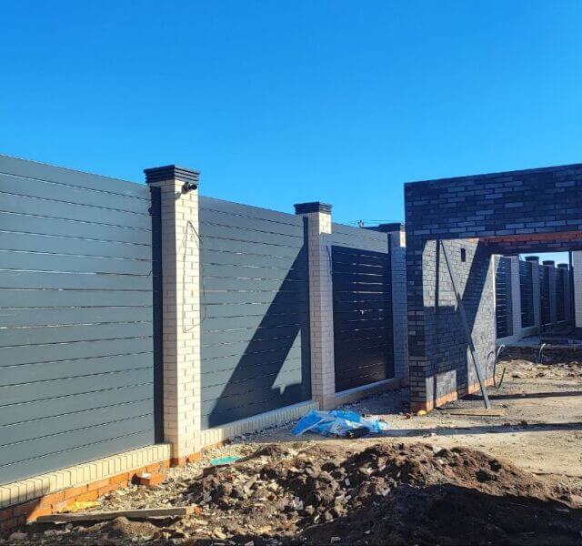 Колпак Zking Бона ХайТек Серый на столб 1.5х1.5 кирпича (385х385мм) в Кириши фото