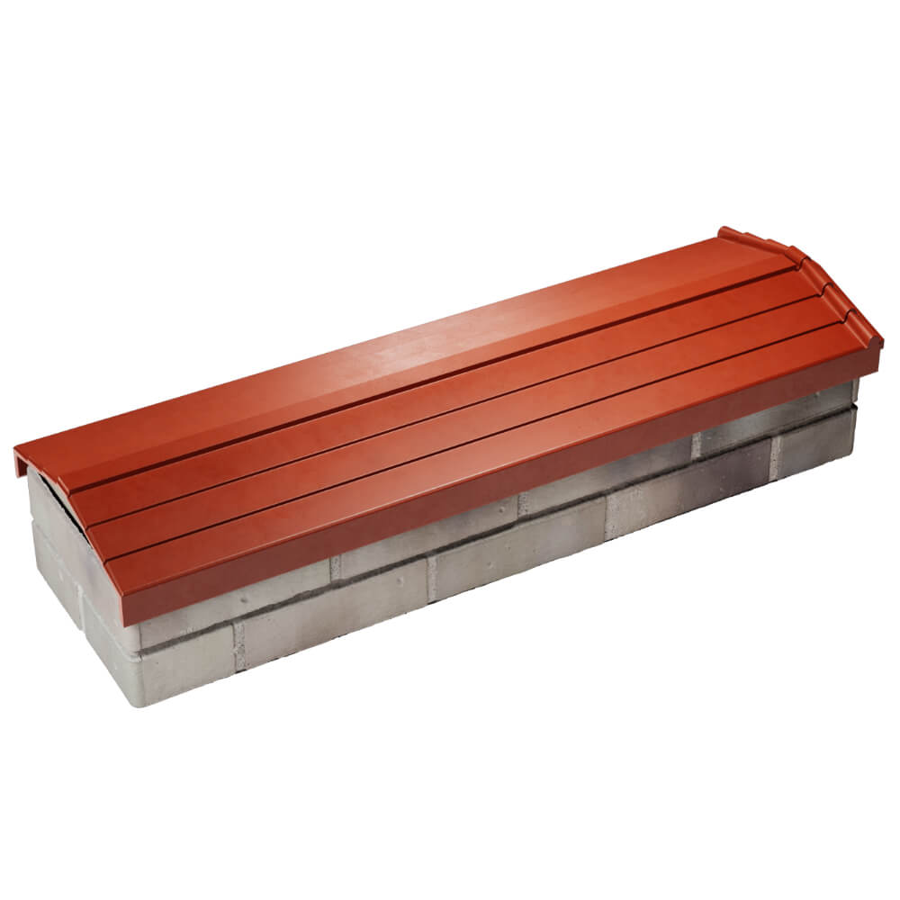 Парапет Zking Бона ХайТек Красный посадка на 0.5 кирпича (130мм) в Кириши фото