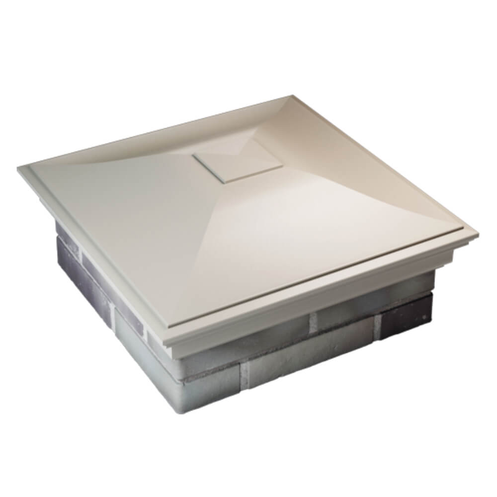 Колпак Zking Монблан Бежевый на столб 2х2 кирпича (515х515мм) Кириши фото