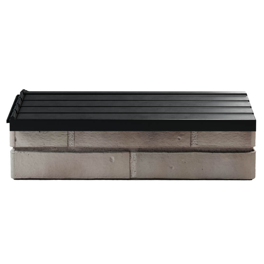 Парапет Zking Бона ХайТек Черный с посадкой на 1 кирпич (200/225/255мм) в Кириши фото