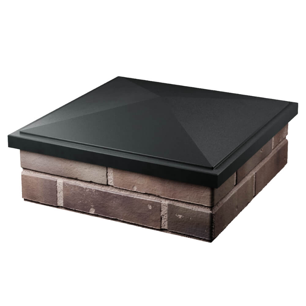 Колпак Zking БонаМоно Черный на столб 2х2 кирпича (515х515, 530х530мм) в Кириши фото