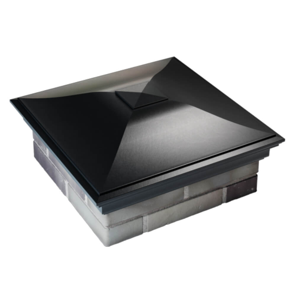 Колпак Zking Монблан Черный на столб 2х2 кирпича (515х515мм) Кириши фото