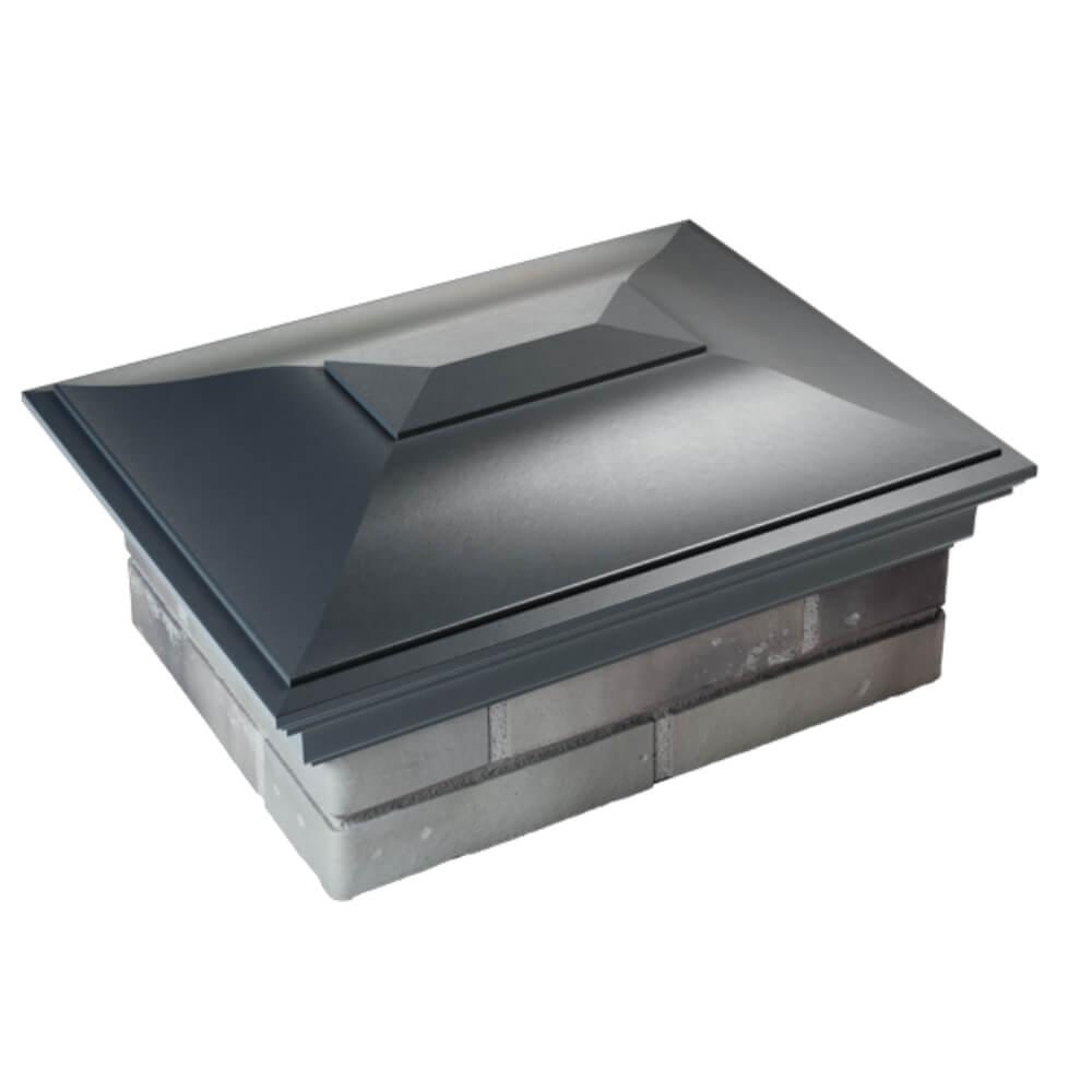 Колпак Zking Монблан Серый на столб 2х1.5 кирпича (515х385мм) Кириши фото