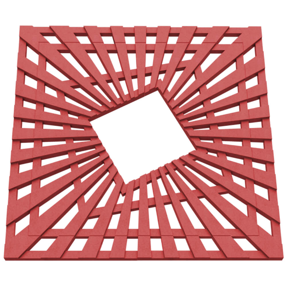 Приствольная решетка для дерева ZKING ATMOSPHERE 1.2х1.2м Красная в Кириши фото