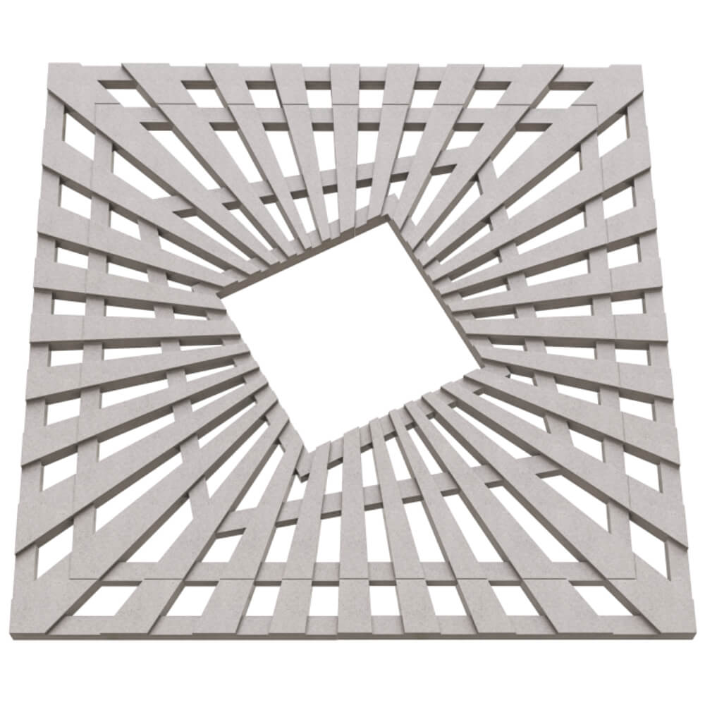 Приствольная решетка для дерева ZKING ATMOSPHERE 1.2х1.2м Бежевая в Кириши фото