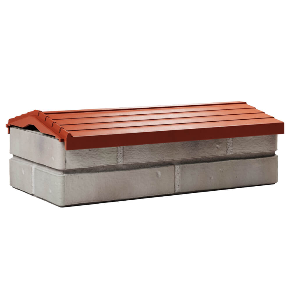 Парапет Zking Бона ХайТек Красный с посадкой на 1 кирпич (200/225/255мм) Кириши фото