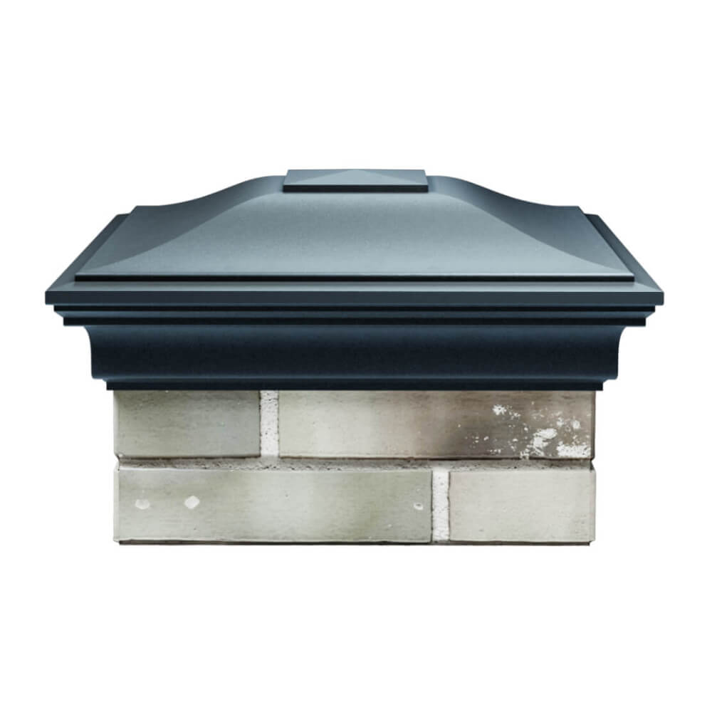 Колпак Zking Монблан Серый на столб 1.5х1.5 еврокирпича 0.7НФ (355х355мм) Кириши фото