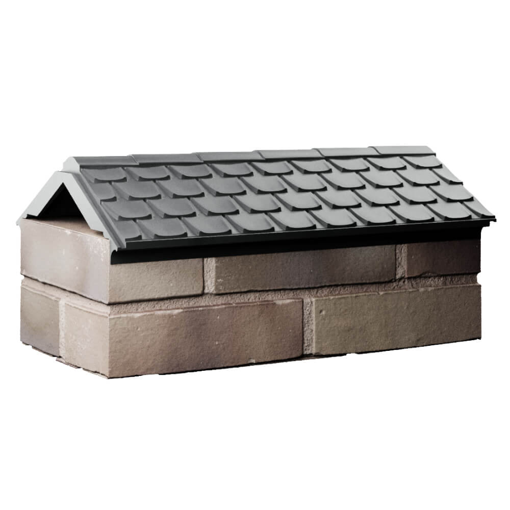 Парапет Zking Эльбрус Серый с посадкой на 1 кирпич (255мм) Кириши фото