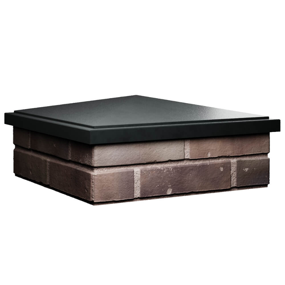 Колпак Zking БонаМоно Черный на столб 2х2 кирпича (515х515, 530х530мм) в Кириши фото