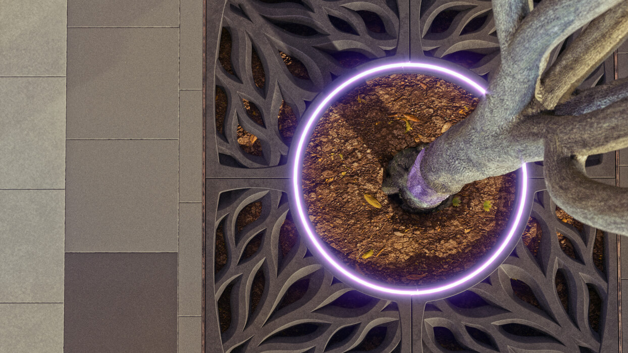 Приствольная решетка для дерева ZKING CRUST 1.2х1.2м Черная в Кириши фото