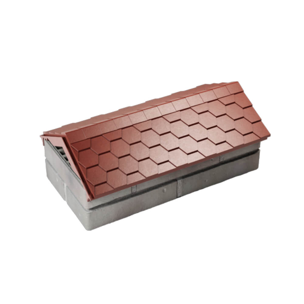 Парапет Zking Эверест Красный с посадкой на 1 кирпич (200/225/255мм) в Кириши фото