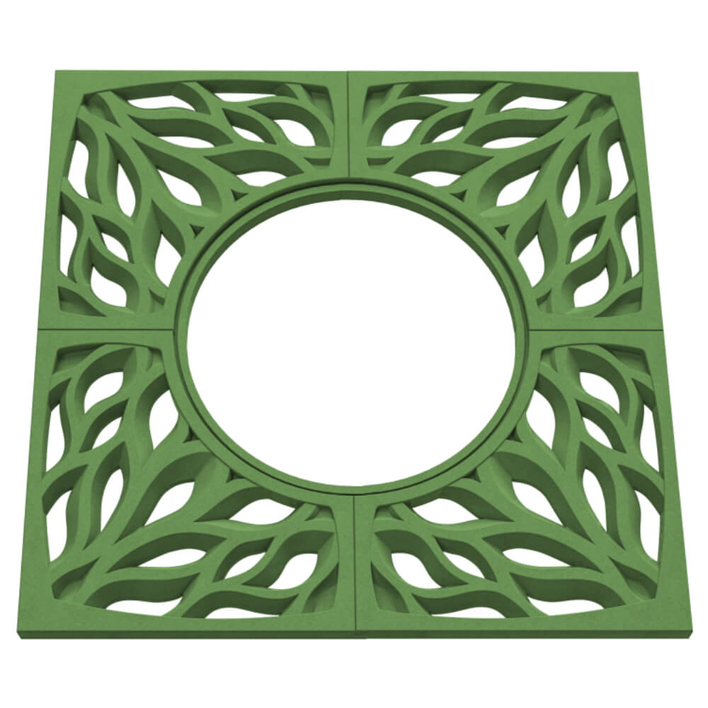 Приствольная решетка для дерева ZKING CRUST 1.2х1.2м Зеленая в Кириши фото