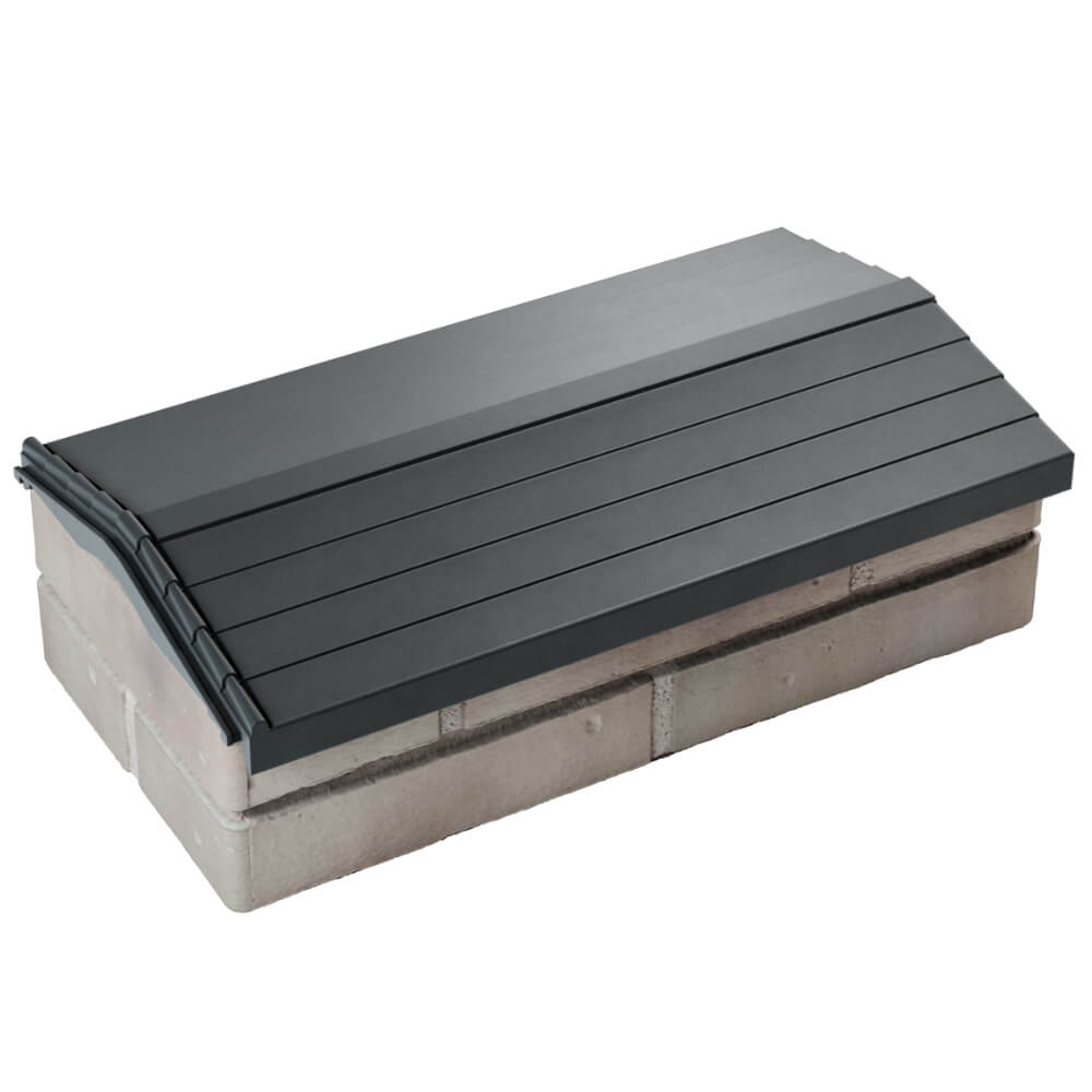 Парапет Zking Бона ХайТек Серый с посадкой на 1 кирпич (200/225/255мм) в Кириши фото