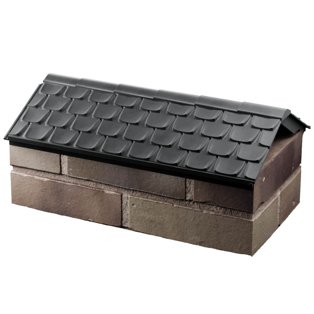 Парапет Zking Эльбрус Серый с посадкой на 1 кирпич (255мм) в Кириши фото