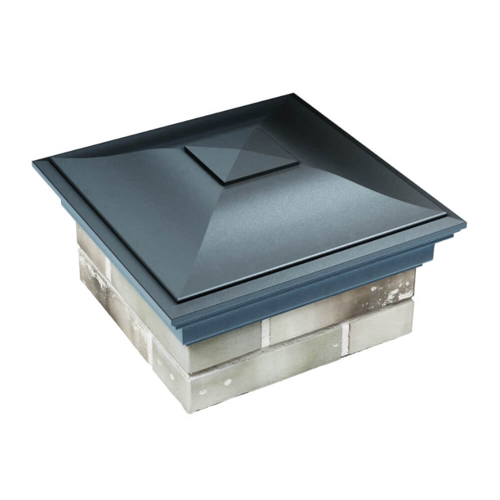 Колпак Zking Монблан Серый на столб 1.5х1.5 еврокирпича 0.7НФ (355х355мм) в Кириши фото