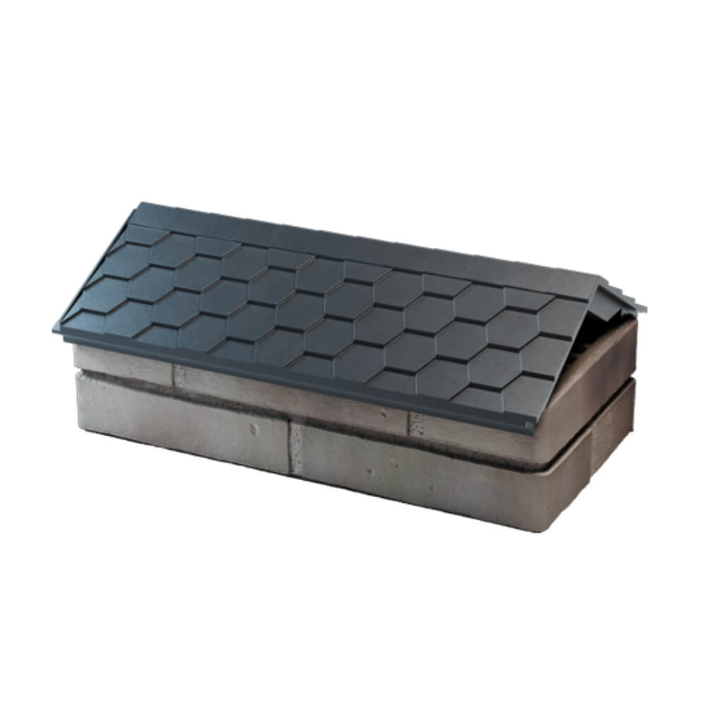 Парапет Zking Эверест Серый с посадкой на 1 кирпич (200/225/255мм) в Кириши фото