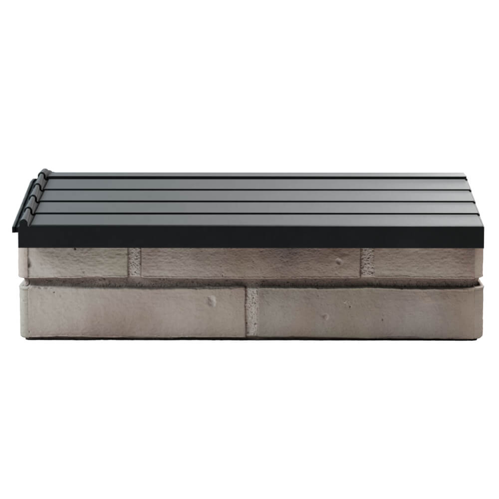 Парапет Zking Бона ХайТек Серый с посадкой на 1 кирпич (200/225/255мм) в Кириши фото