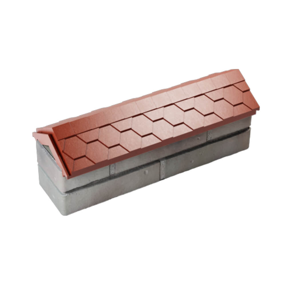 Парапет Zking Эверест Красный с посадкой на 0.5 кирпича (130мм) в Кириши фото