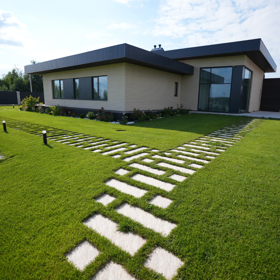 Шаговая плита STONE Светлая Галька 990х330х55мм в Кириши фото