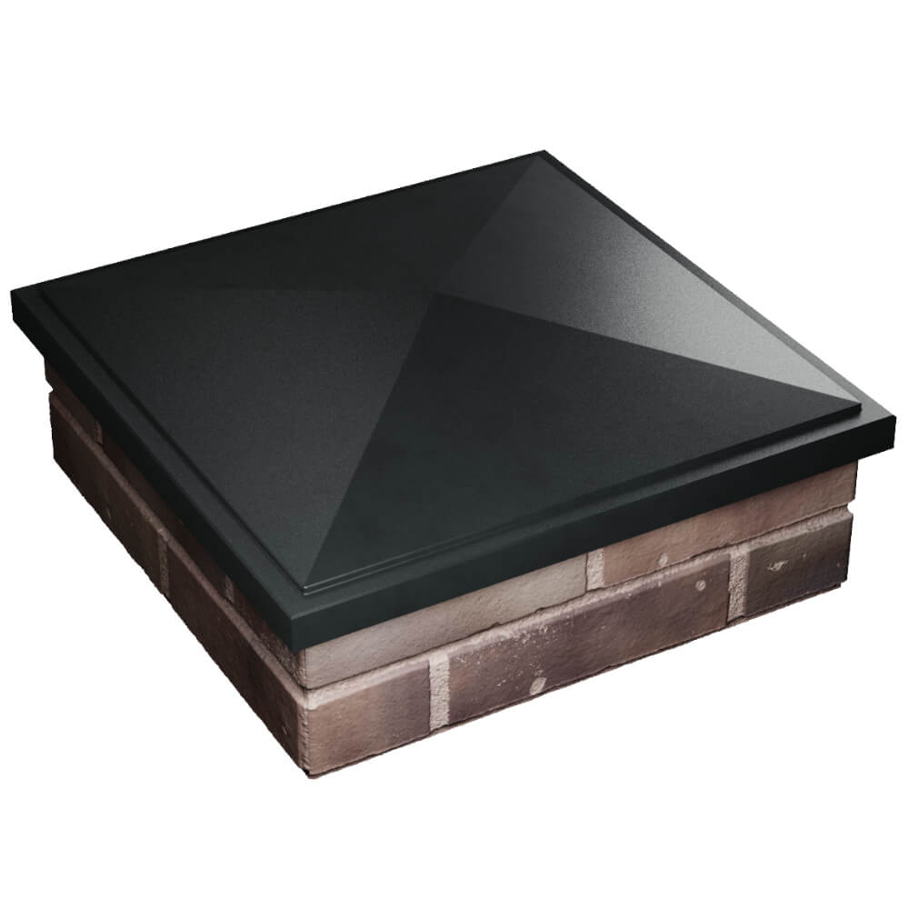 Колпак Zking БонаМоно Черный на столб 2х2 кирпича (515х515, 530х530мм) в Кириши фото