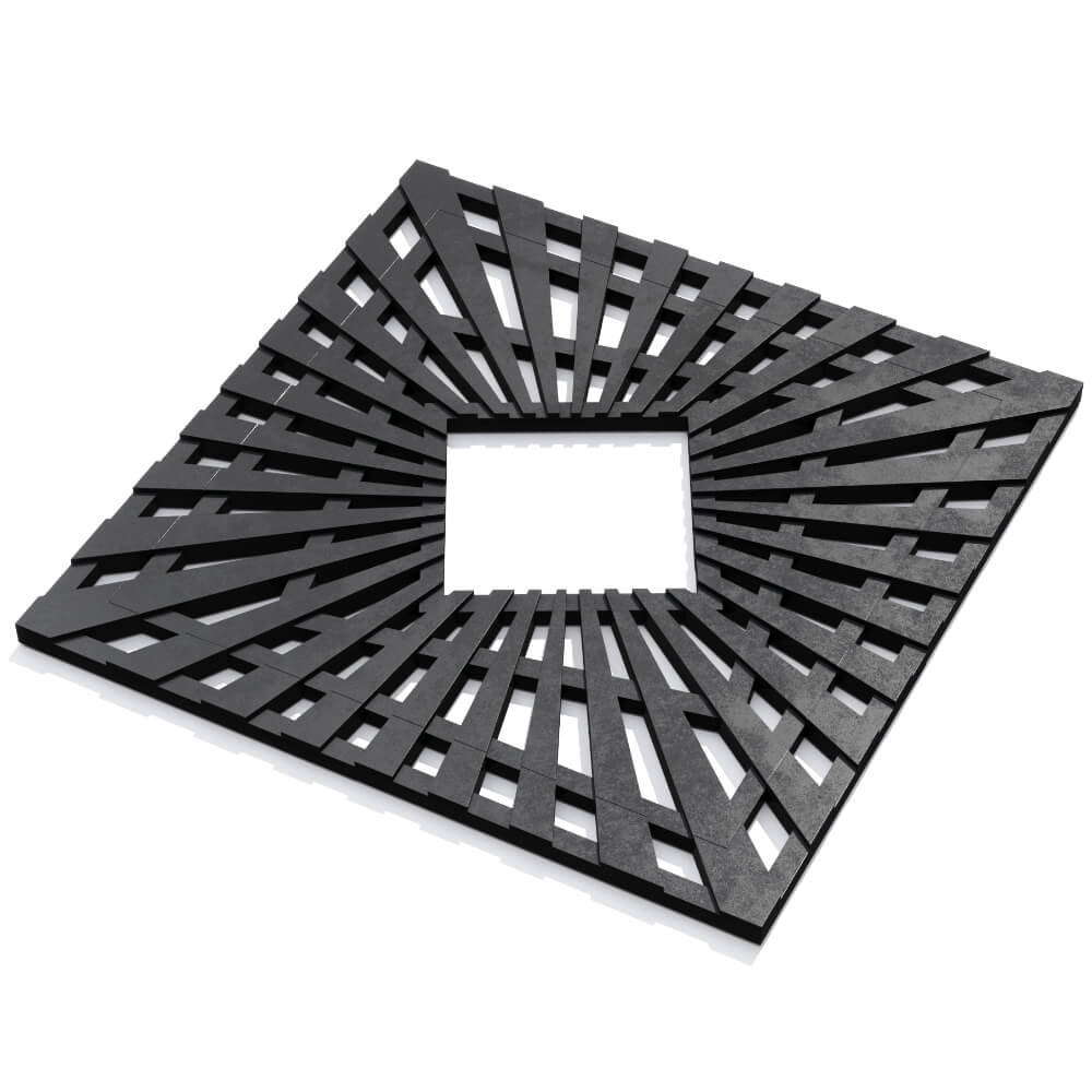 Приствольная решетка для дерева ZKING ATMOSPHERE 1.2х1.2м Черная в Кириши фото