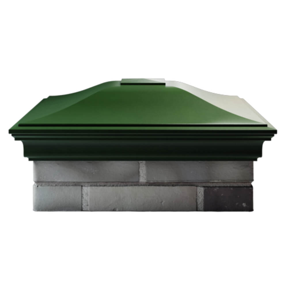 Колпак Zking Монблан Зеленый на столб 2х2 кирпича (515х515мм) в Кириши фото